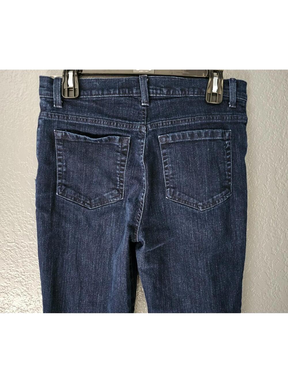 Women's Gloria Vanderbilt Amanda Denim Jeans Pants Blue Sz 8 Petite Straight Leg - Picture 13 of 15